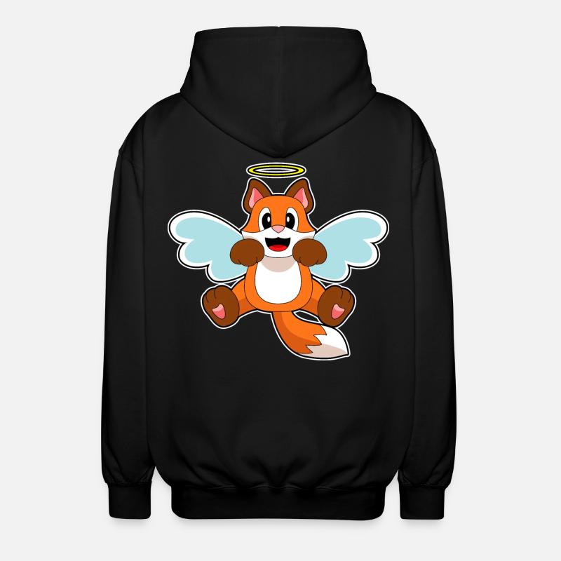 Fox Angel - Veste à capuche unisexe - noir