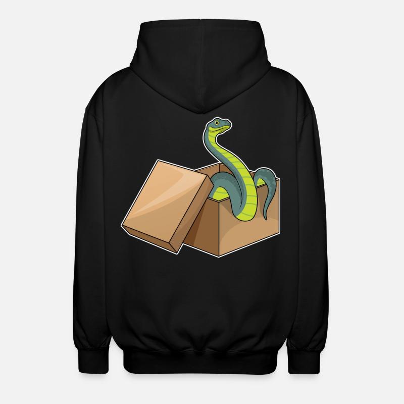 Boîte à serpents - Veste à capuche unisexe - noir