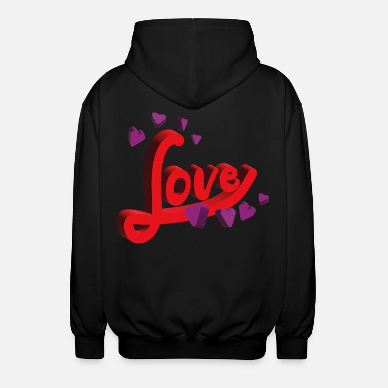Salutations de - de n’importe où - Veste à capuche unisexe - noir