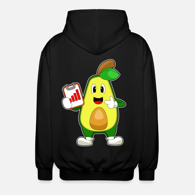 Avocat Secrétaire Graphique - Veste à capuche unisexe - noir
