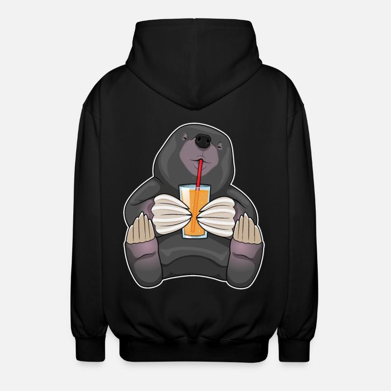 Mole juice - Unisex Hooded Jacket - black