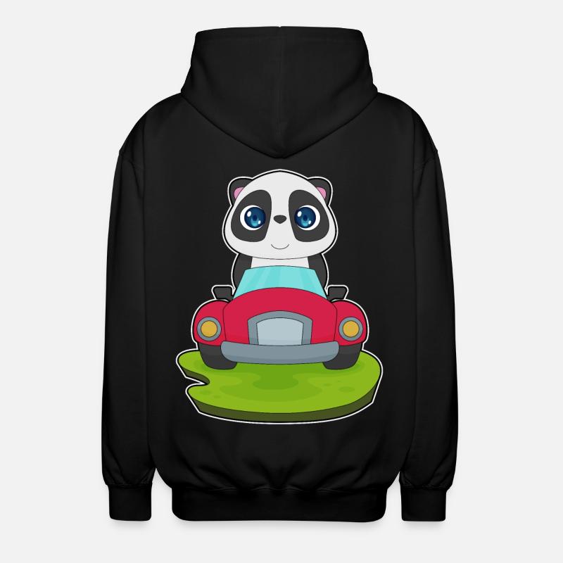 Voiture Panda - Veste à capuche unisexe - noir