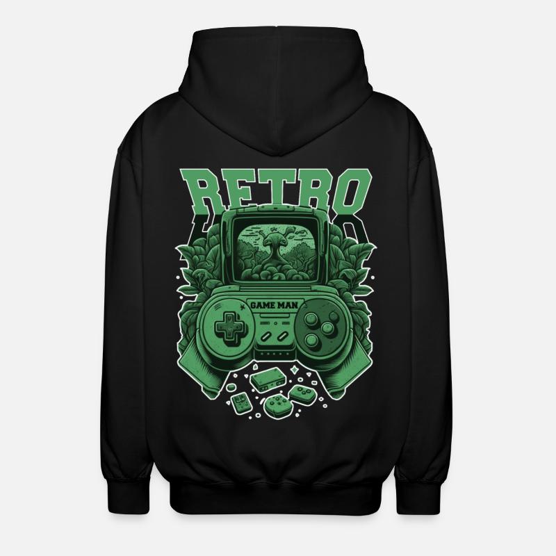 Console rétro - Veste à capuche unisexe - noir