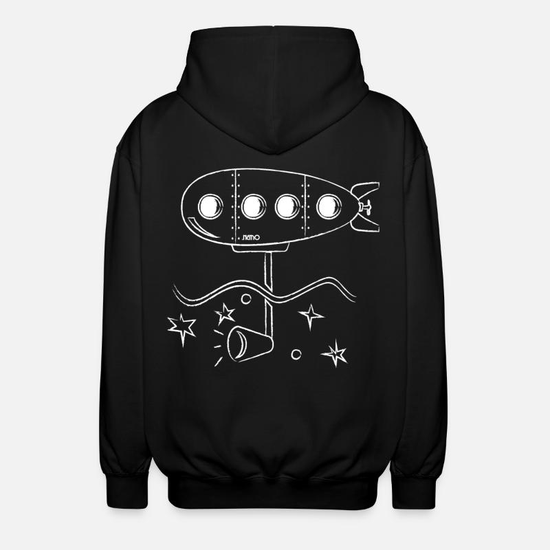 Sous marin .Némo - Veste à capuche unisexe - noir
