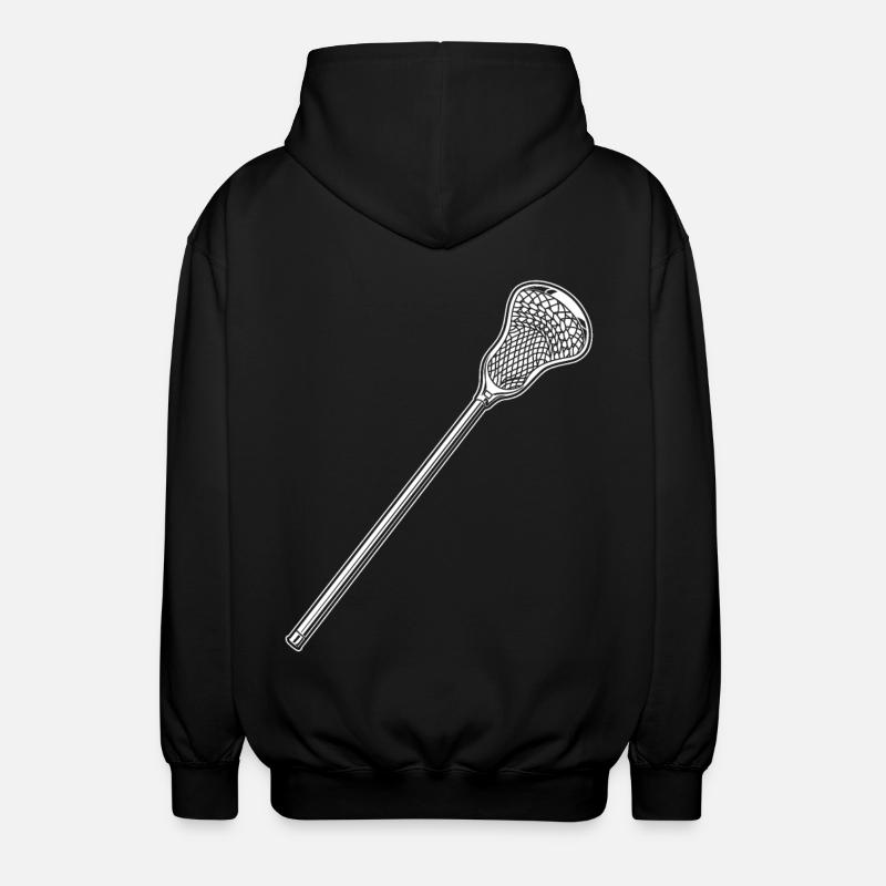 Dessin au bâton de crosse - Veste à capuche unisexe - noir