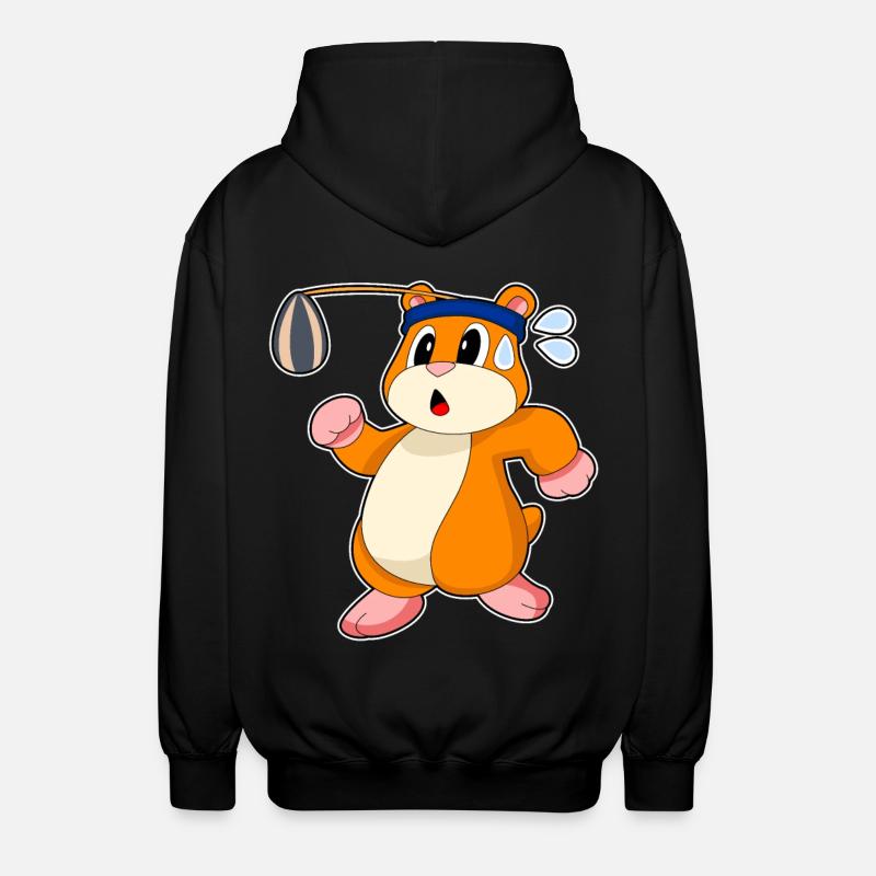 Graines de hamster - Veste à capuche unisexe - noir