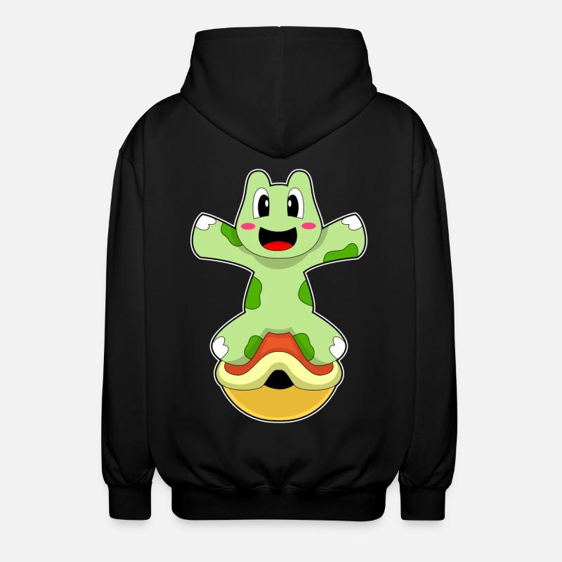 Tortue sans carapace - Veste à capuche unisexe - noir