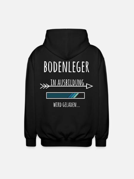 Bodenleger Ausbildung Geschenk Beruf Handwerk - Unisex Kapuzenjacke - Schwarz