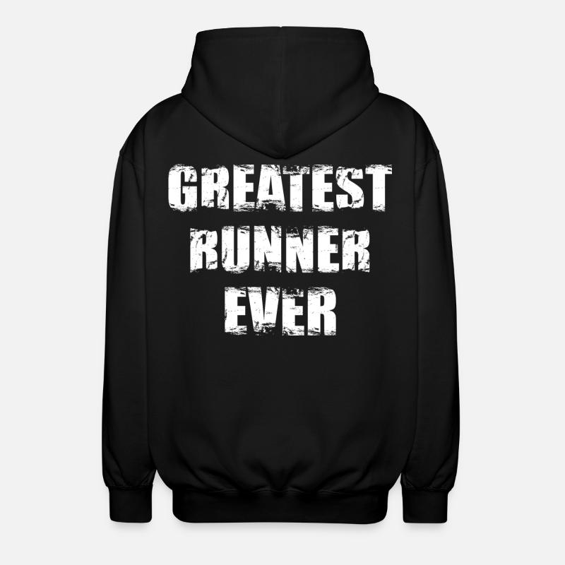 Bester Läufer - Unisex Kapuzenjacke - Schwarz