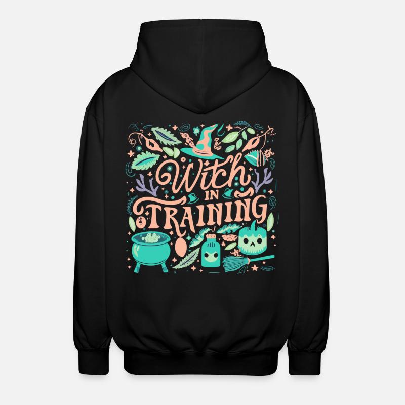 Witch in Training - Unisex Kapuzenjacke - Schwarz