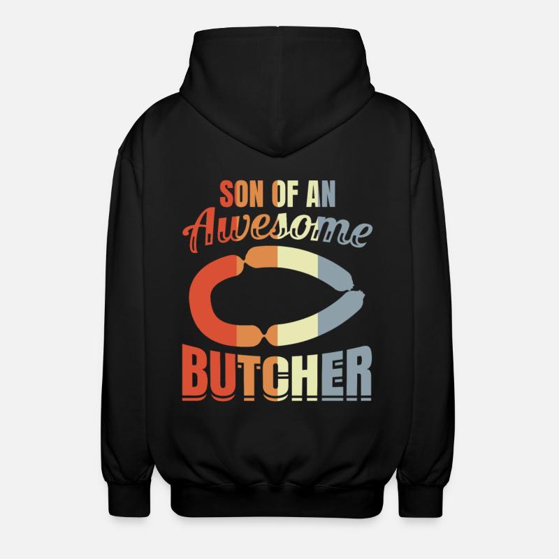 Fils de boucher - Veste à capuche unisexe - noir