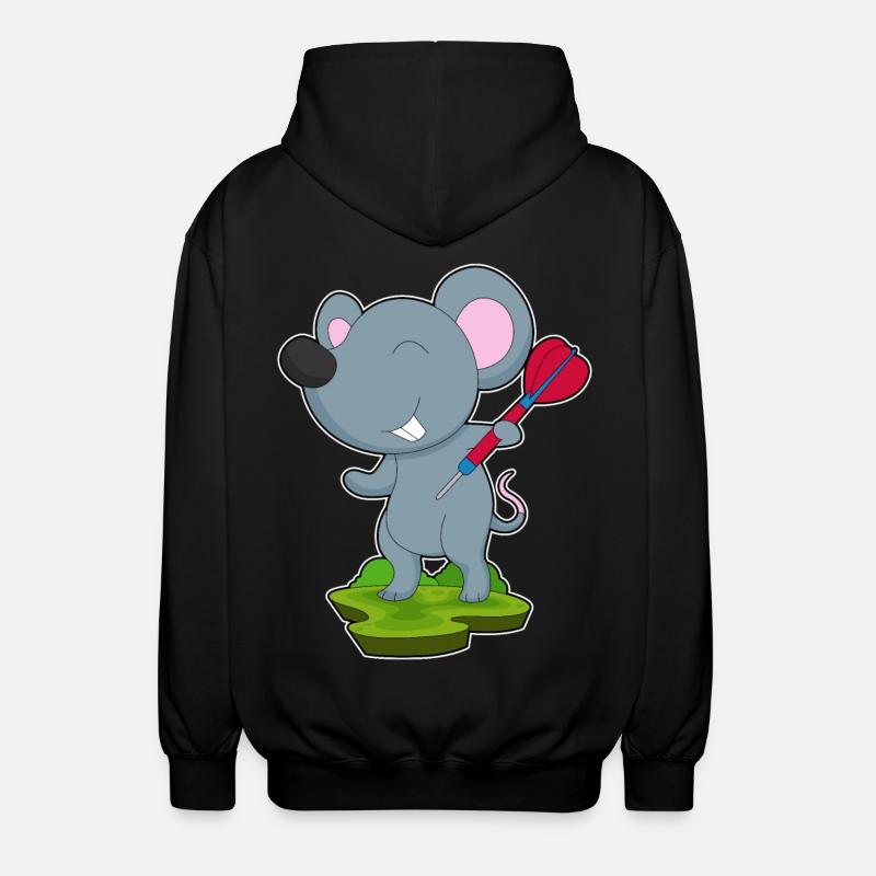 Fléchette de souris - Veste à capuche unisexe - noir