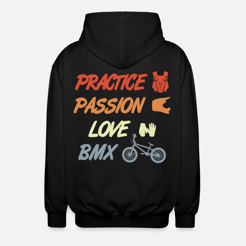 Devis BMX - Veste à capuche unisexe - noir