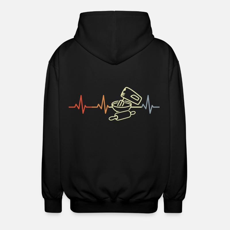 Gadget de cuisine Pulse - Veste à capuche unisexe - noir