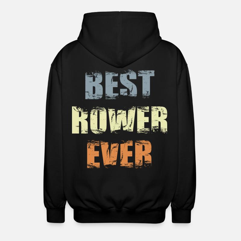 Bester Ruderer - Unisex Kapuzenjacke - Schwarz