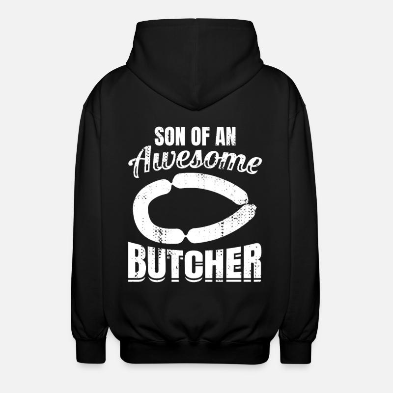 Fils de boucher - Veste à capuche unisexe - noir