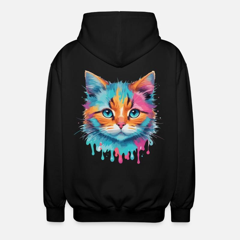 Chat mignon - Veste à capuche unisexe - noir