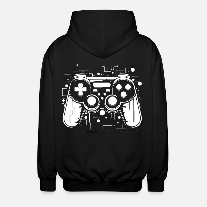 Game Controllers - Unisex Hooded Jacket - black