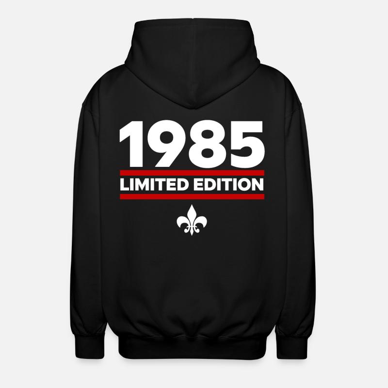 1985 Limited Edition - Unisex Hooded Jacket - black