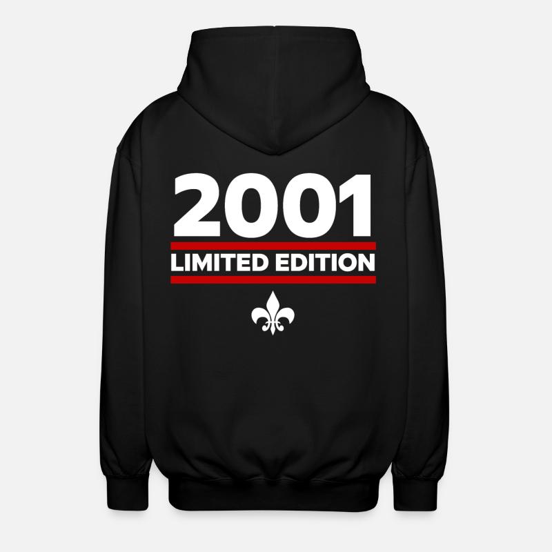 Édition limitée 2001 - Veste à capuche unisexe - noir
