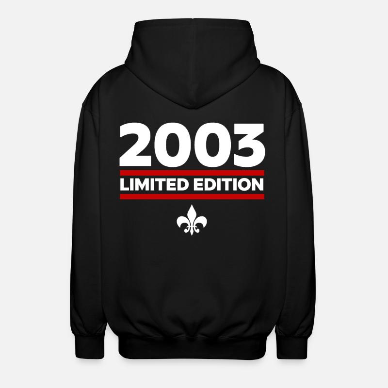 2003 Limited Edition - Unisex Kapuzenjacke - Schwarz