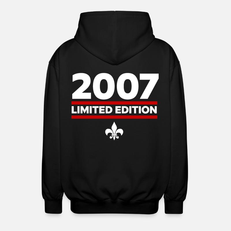 Édition limitée 2007 - Veste à capuche unisexe - noir