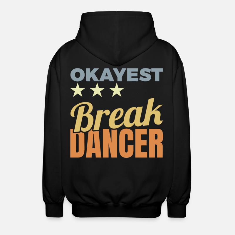 Breakdancer moyen - Veste à capuche unisexe - noir