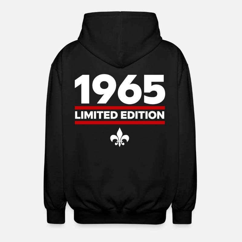 Édition limitée de 1965 - Veste à capuche unisexe - noir