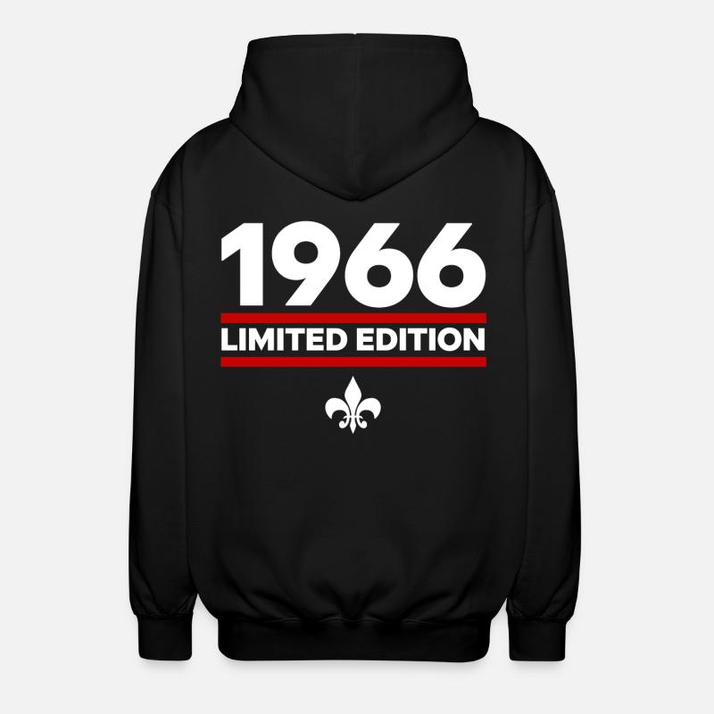 Édition limitée de 1966 - Veste à capuche unisexe - noir