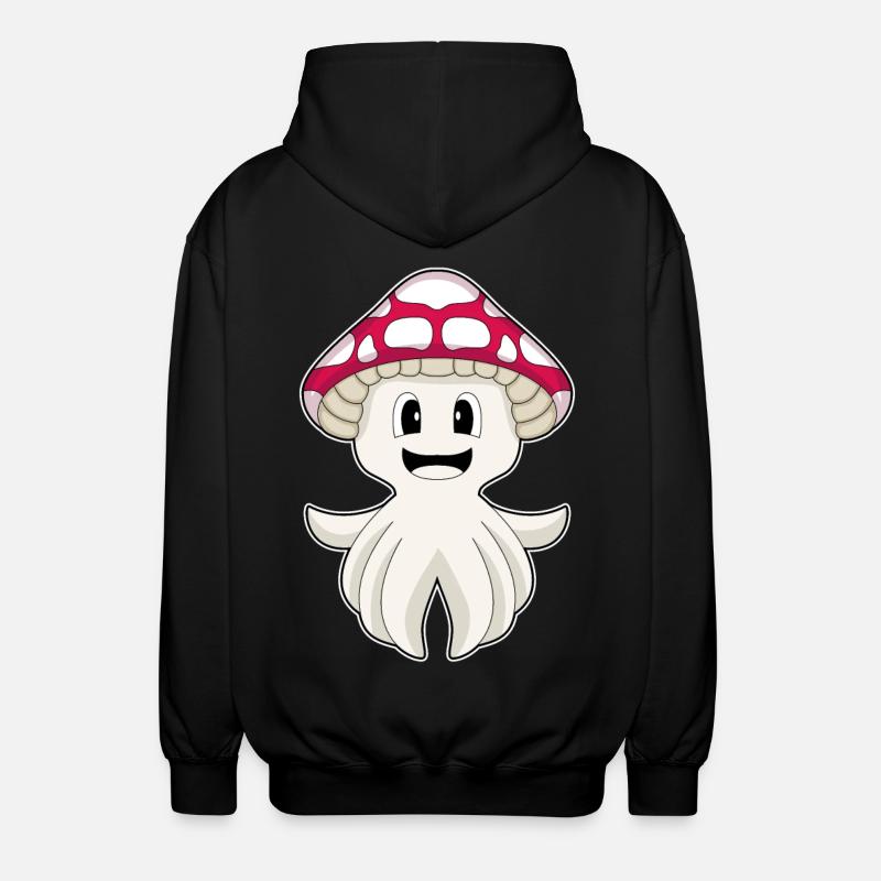 Champignon poulpe - Veste à capuche unisexe - noir