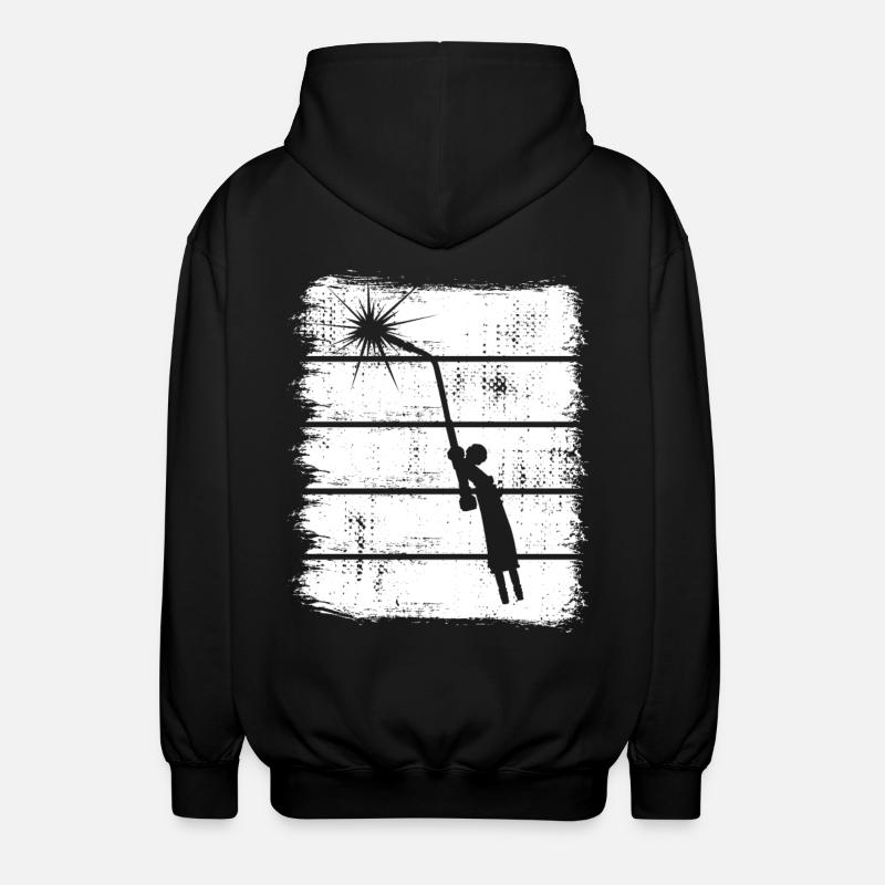 Schweißelektrode - Unisex Kapuzenjacke - Schwarz