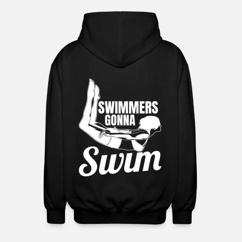 Équipe féminine de natation - Veste à capuche unisexe - noir