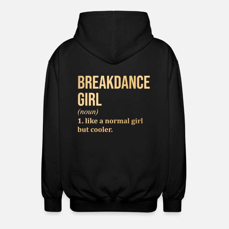 Breakdance - Veste à capuche unisexe - noir
