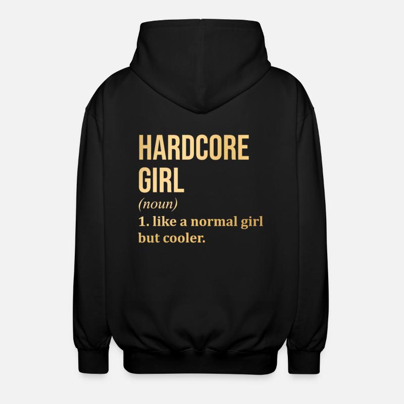 Hardcore - Veste à capuche unisexe - noir