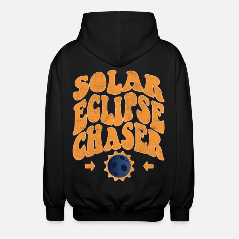 Solar eclipse chaser - Unisex Kapuzenjacke - Schwarz
