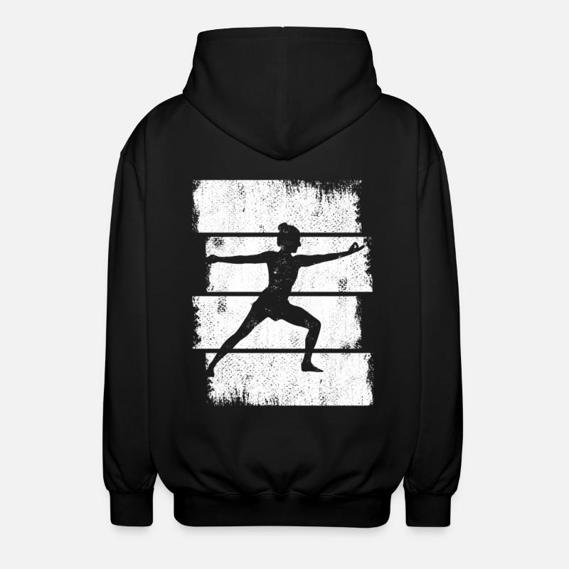 Dessin de Yogini - Veste à capuche unisexe - noir