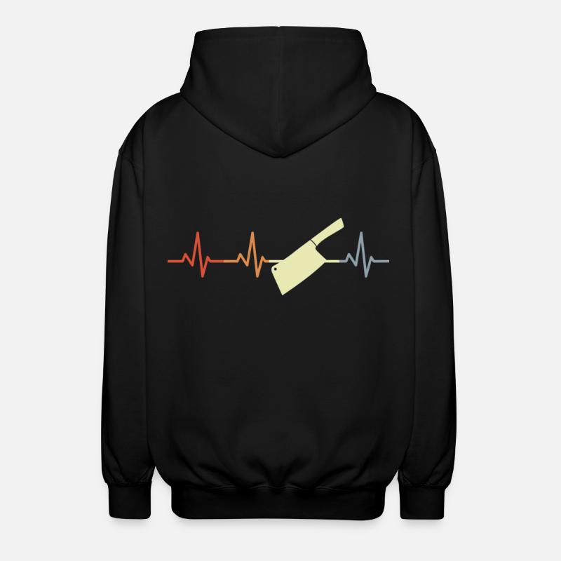 Palpitations du couperet - Veste à capuche unisexe - noir