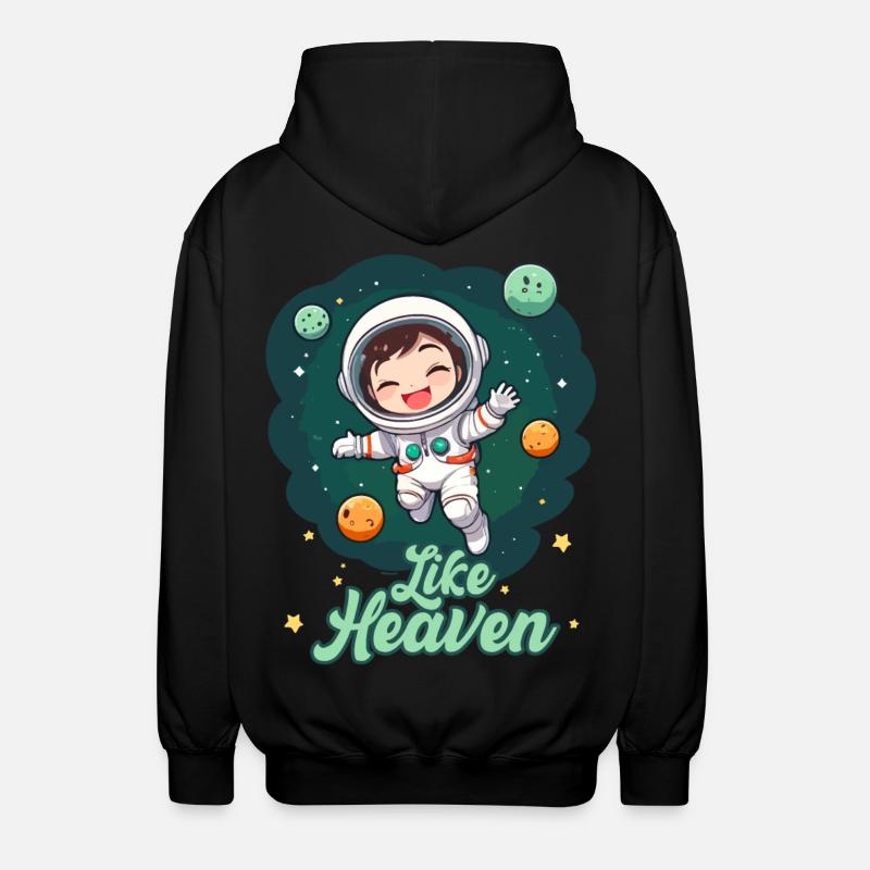 Comme le paradis - Astronaute - Veste à capuche unisexe - noir