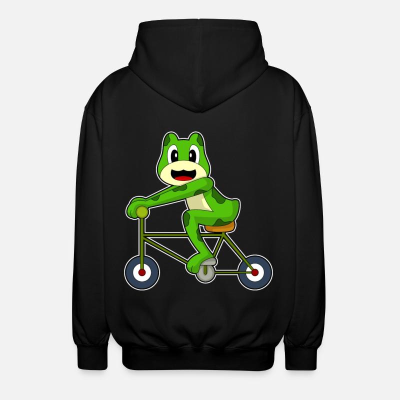 Vélo grenouille - Veste à capuche unisexe - noir