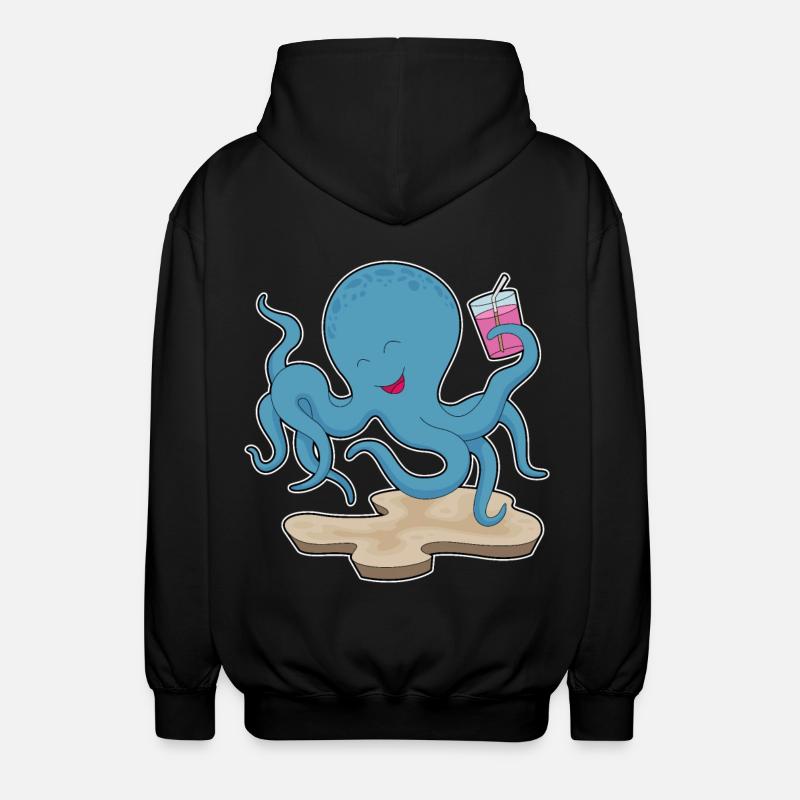 Jus de poulpe - Veste à capuche unisexe - noir