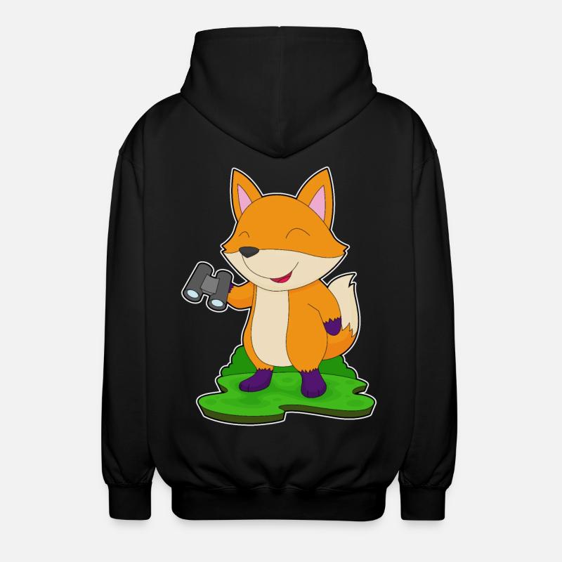 Jumelles Fuchs - Veste à capuche unisexe - noir