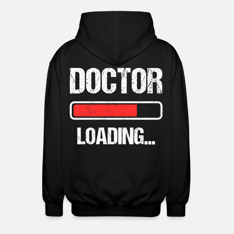 Doctor Loading I - Unisex Hooded Jacket - black