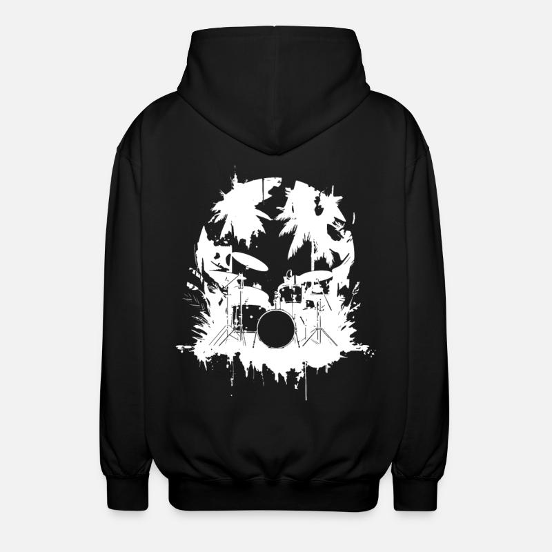 Graphiques de batterie - Veste à capuche unisexe - noir