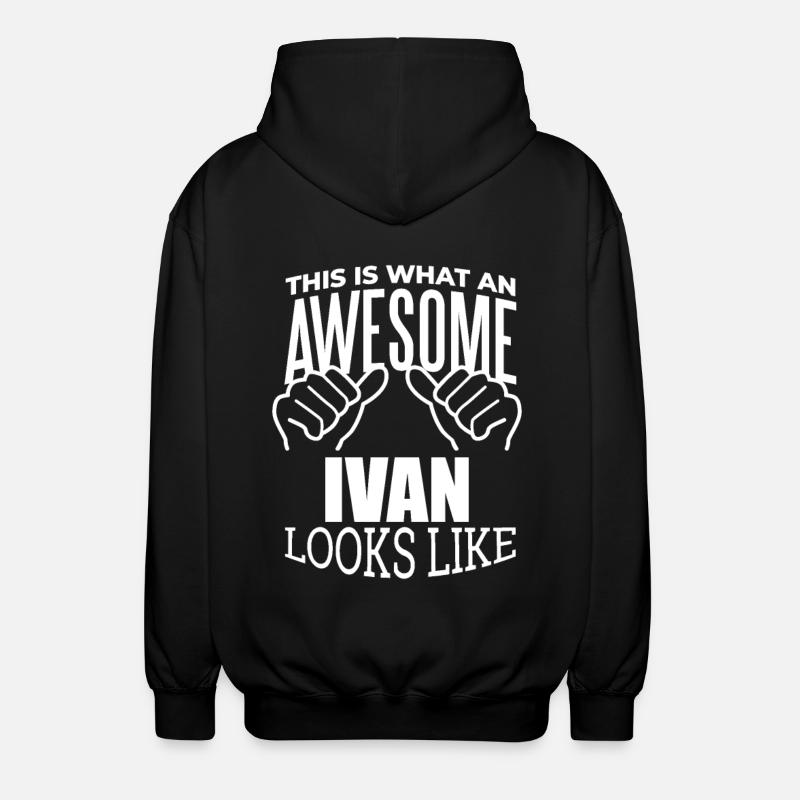 Ivan - Unisex Hooded Jacket - black