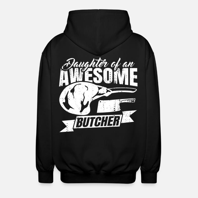 Metzger Tochter - Unisex Kapuzenjacke - Schwarz