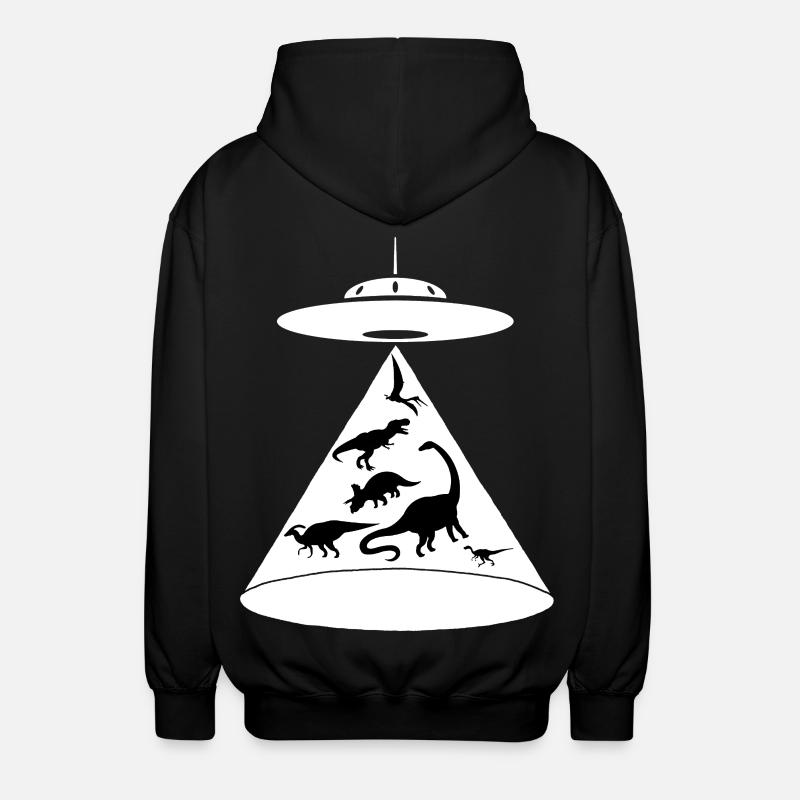 Rettung der Dinosaurier - Unisex Kapuzenjacke - Schwarz