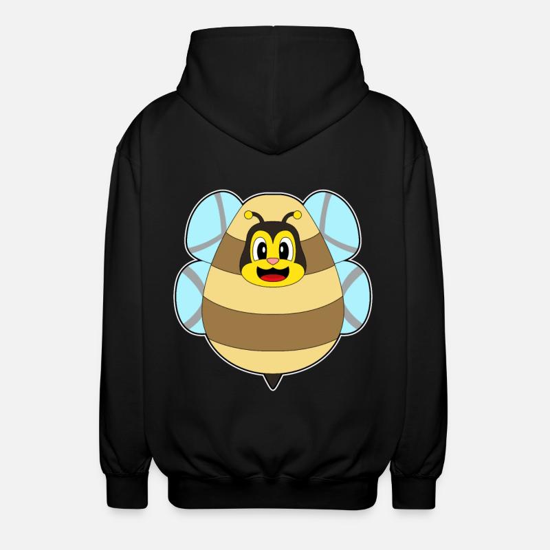 Oeuf de Pâques abeille - Veste à capuche unisexe - noir