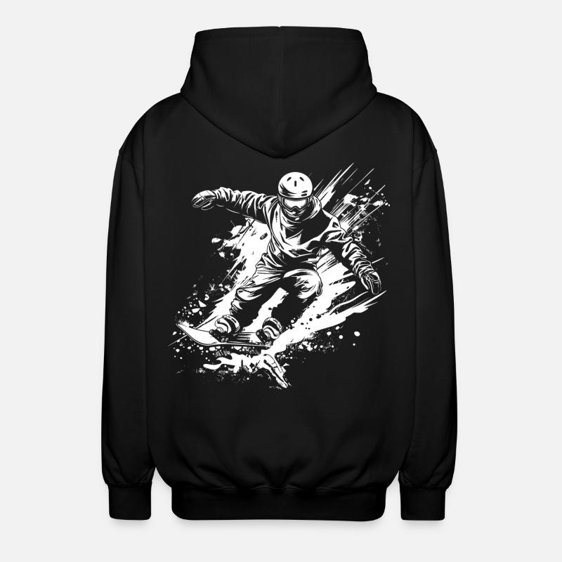 Snowboarders - Veste à capuche unisexe - noir