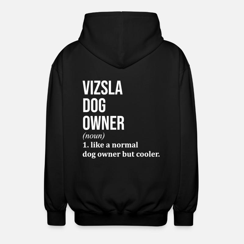 Vizsla - Unisex Kapuzenjacke - Schwarz