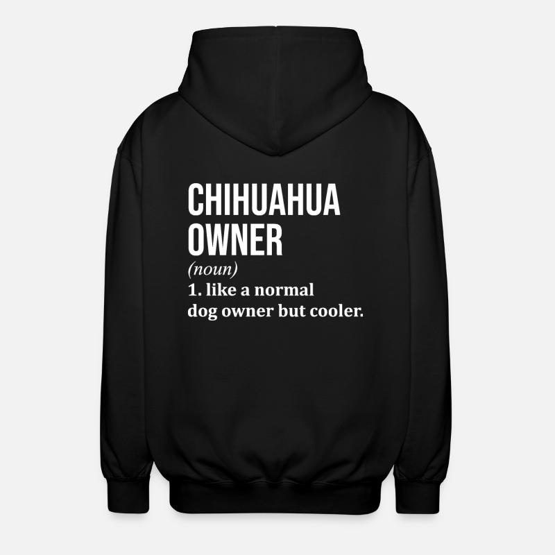 Chihuahua - Unisex Kapuzenjacke - Schwarz